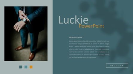 Luckie - Creative Professional Business PowerPoint Template, Diapositive 3, 08479, Modèles de présentations — PoweredTemplate.com