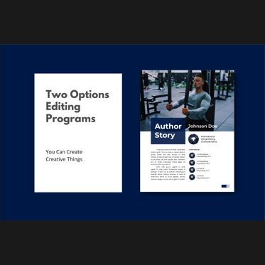 Stay healthy at home fitness ebook template, スライド 2, 08480, インフォグラフィック — PoweredTemplate.com