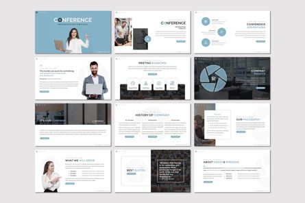 Conference - Powerpoint Template, 幻灯片 2, 08489, 演示模板 — PoweredTemplate.com