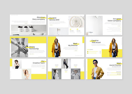 Monowear - Google Slides Template, Diapositiva 3, 08518, Plantillas de presentación — PoweredTemplate.com