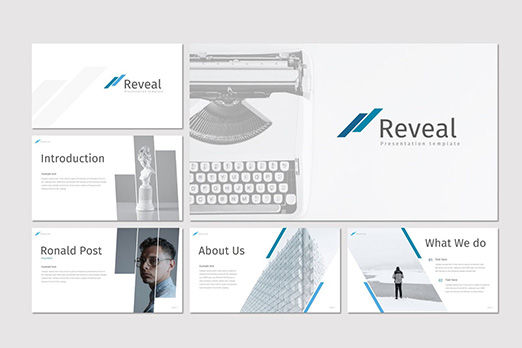 Reveal - PowerPoint Template, Dia 2, 08521, Presentatie Templates — PoweredTemplate.com