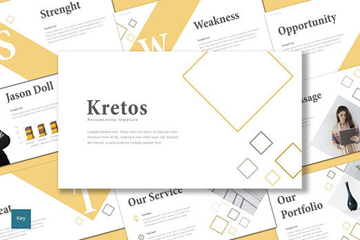 Kretos - Keynote Template, Apple基調講演テンプレート, 08523, プレゼンテーションテンプレート — PoweredTemplate.com