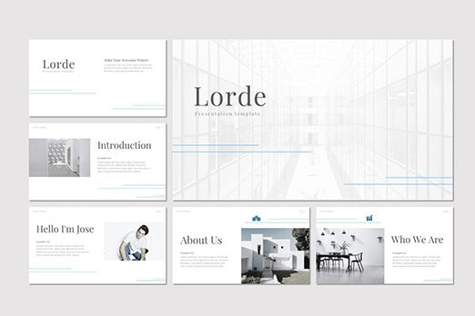 Lorde - PowerPoint Template, Diapositive 2, 08528, Modèles de présentations — PoweredTemplate.com
