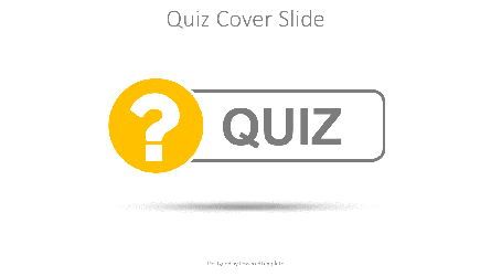 Quiz Word with Question Mark Cover Slide, Slide 2, 08532, Education Charts and Diagrams — PoweredTemplate.com