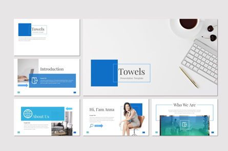 Towels - PowerPoint Template, 幻灯片 2, 08545, 演示模板 — PoweredTemplate.com