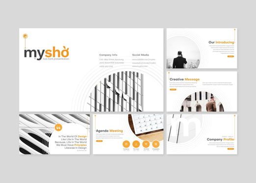 Myshio - Keynote Template, Diapositive 2, 08551, Modèles de présentations — PoweredTemplate.com