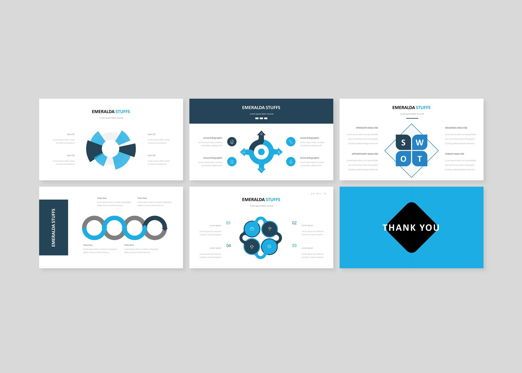 Emeralda - Creative Business PowerPoint Template, Diapositive 5, 08591, Modèles commerciaux — PoweredTemplate.com