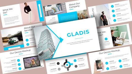 Gladis - Business Keynote Template, 08603, Business Models — PoweredTemplate.com
