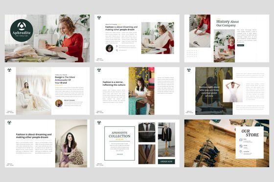 Tailor - Sewing Fashion Craft Power Point Template, Folie 2, 08609, Business Modelle — PoweredTemplate.com