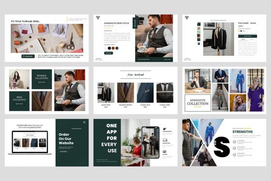 Tailor - Sewing Fashion Craft Google Slide Template, Diapositive 4, 08621, Modèles commerciaux — PoweredTemplate.com