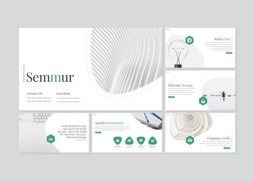 Semmur - PowerPoint Template, Diapositive 2, 08622, Modèles de présentations — PoweredTemplate.com