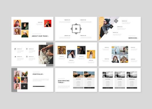 Fasionable - Creative Google Slide Business Template, Diapositiva 3, 08642, Modelos de negocios — PoweredTemplate.com
