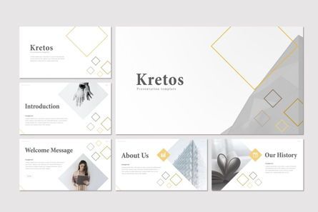 Kretos - PowerPoint Template, 슬라이드 2, 08682, 프레젠테이션 템플릿 — PoweredTemplate.com