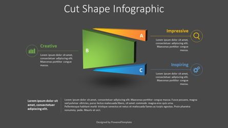 Divided Shape Infographic, Dia 2, 08703, Infographics — PoweredTemplate.com