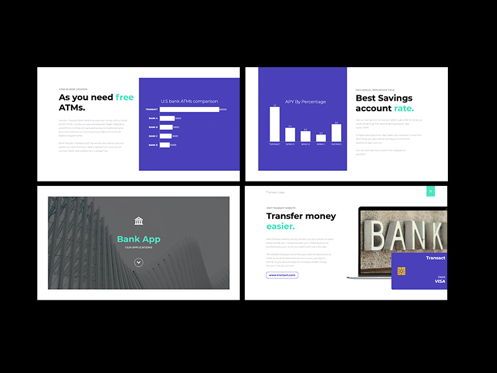 Transact Online Banking Keynote Template, Slide 9, 08737, Presentation Templates — PoweredTemplate.com