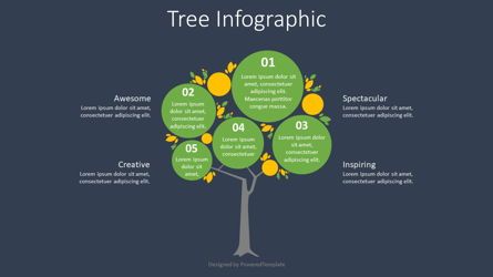 Round Crown Tree Diagram, Slide 2, 08754, Infographics — PoweredTemplate.com