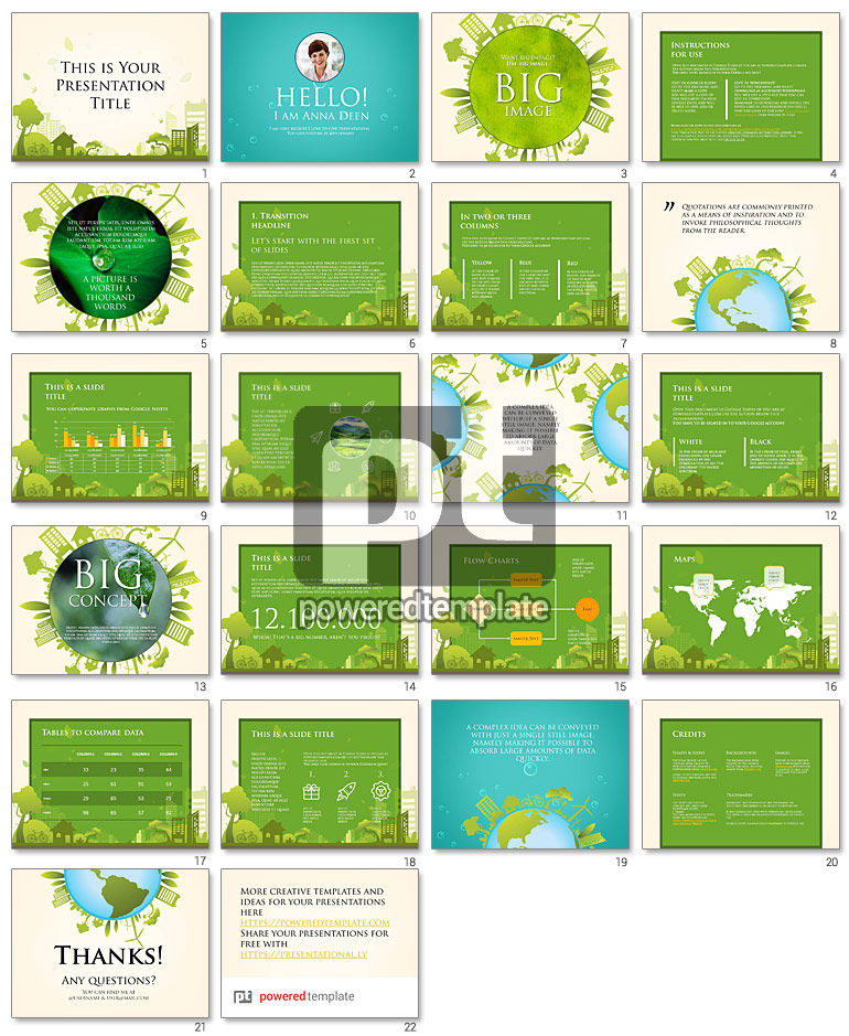 Green City Free Google Slides Presentation Template PoweredTemplate com Green City Free Google Slides Presentation Template PoweredTemplate com
