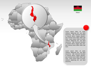 Africa PowerPoint Map, スライド 46, 00001, プレゼンテーションテンプレート — PoweredTemplate.com