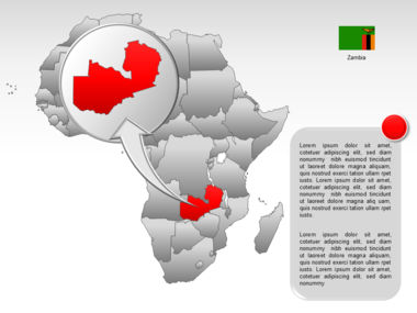 Africa PowerPoint Map, 슬라이드 49, 00001, 프레젠테이션 템플릿 — PoweredTemplate.com
