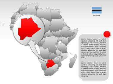 Africa PowerPoint Map, スライド 50, 00001, プレゼンテーションテンプレート — PoweredTemplate.com