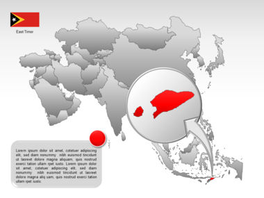 亚洲PowerPoint地图, 幻灯片 50, 00002, 演示模板 — PoweredTemplate.com