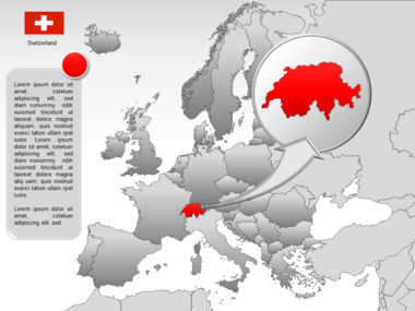 Europe PowerPoint Map, 슬라이드 17, 00004, 프레젠테이션 템플릿 — PoweredTemplate.com