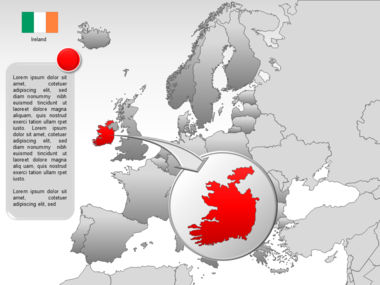 Europe PowerPoint Map, 슬라이드 23, 00004, 프레젠테이션 템플릿 — PoweredTemplate.com
