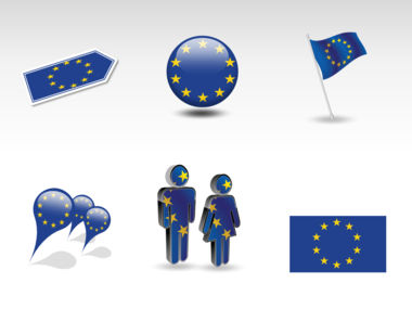 Carte PowerPoint de l’Europe, Diapositive 8, 00004, Modèles de présentations — PoweredTemplate.com