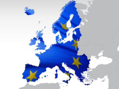 Carte PowerPoint de l’Europe, Diapositive 9, 00004, Modèles de présentations — PoweredTemplate.com