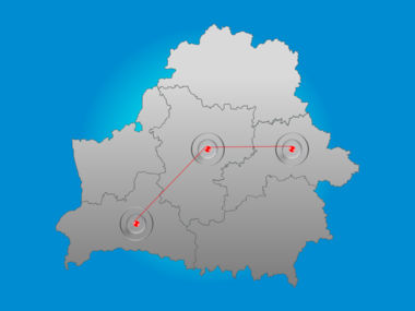 Mapa do PowerPoint - bielorrússia, Deslizar 6, 00018, Modelos de Apresentação — PoweredTemplate.com