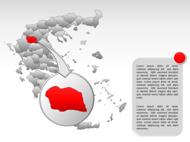 Carte PowerPoint de Grèce, Diapositive 19, 00029, Modèles de présentations — PoweredTemplate.com