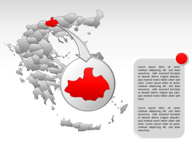 Greece PowerPoint Map, Folie 27, 00029, Präsentationsvorlagen — PoweredTemplate.com