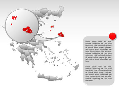 Greece PowerPoint Map, Slide 63, 00029, Modelli Presentazione — PoweredTemplate.com