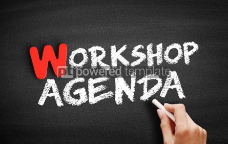 Lavoro: Foto - Testo di agenda del workshop sulla lavagna #00034 Foto
