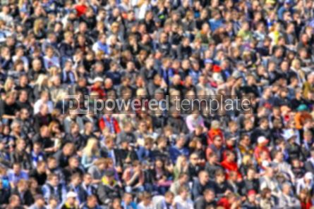 Foto Borrosa Multitud De Espectadores En Una Tribuna Del Estadio En Un Deportivo E Foto 59527