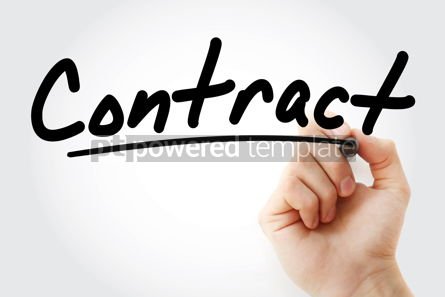 Business Woman Signing Contract Free Presentation Template For Google