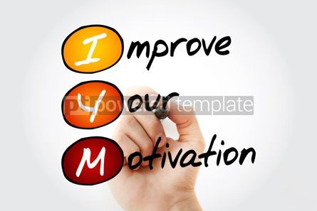 IYM - Improve Your Motivation acronym concept background Foto 66086