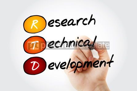 Education: RTD - Research Technical Development acronym with marker concep #10545 Photo