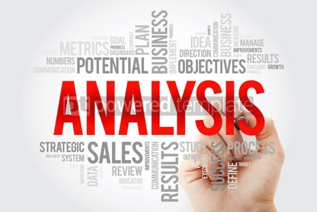 비즈니스: Analysis word cloud with marker business concept background #10709 사진