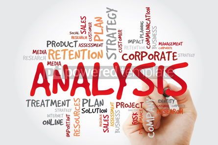 비즈니스: Analysis word cloud with marker business concept background #11422 사진