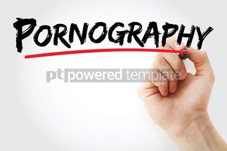 Pornography text with marker??