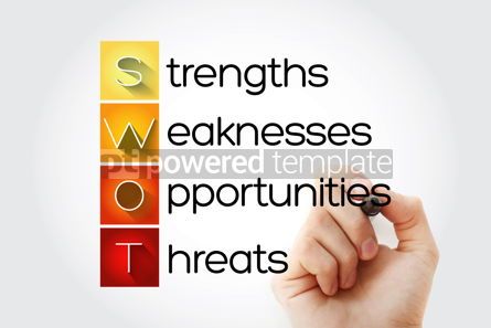 비즈니스: SWOT Analysis business concept strengths weaknesses threats a #14033 사진