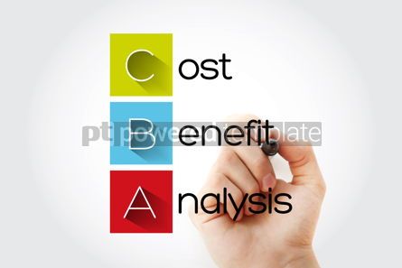 교육: CBA - Cost-benefit Analysis acronym with marker business concep #14656 사진