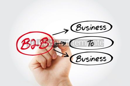 Business: B2B - Business To Business acronym concept background #14712 Photo
