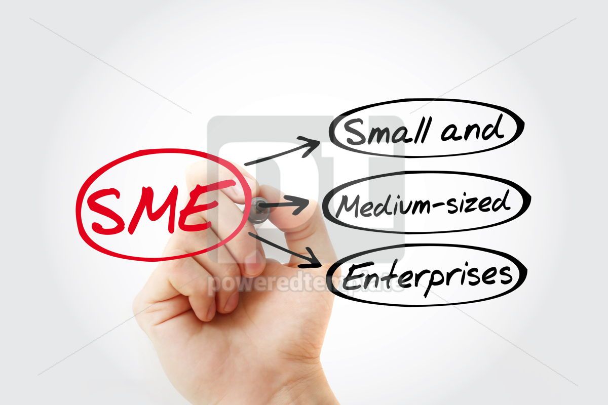 SME - Small And Medium-sized Enterprises Acronym With Marker