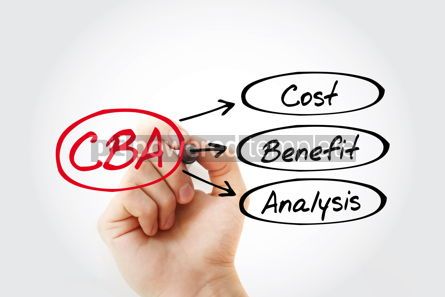 비즈니스: CBA - Cost-benefit Analysis acronym business concept background #14817 사진