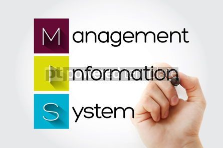 Business: MIS - Management Information System acronym business concept ba #15683 Photo