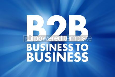 Business: B2B - Business To Business acronym concept background #15763 Photo