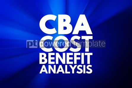 비즈니스: CBA - Cost-benefit Analysis acronym business concept background #16056 사진