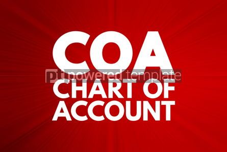 Business: COA - Chart of Account acronym business concept background #16107 Photo